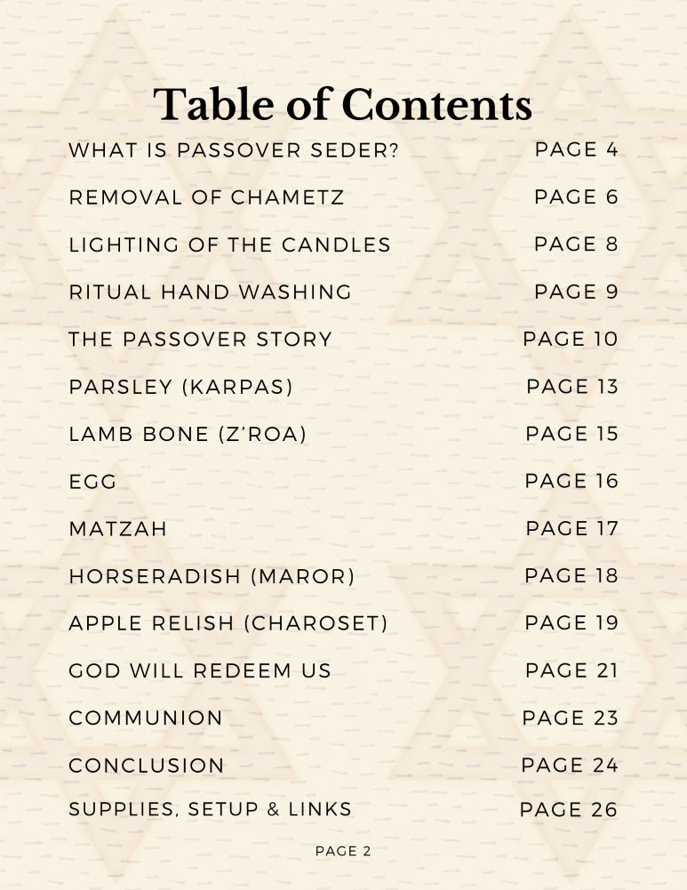 Simple Passover Seder Haggadah Guide for Christians - Image 2