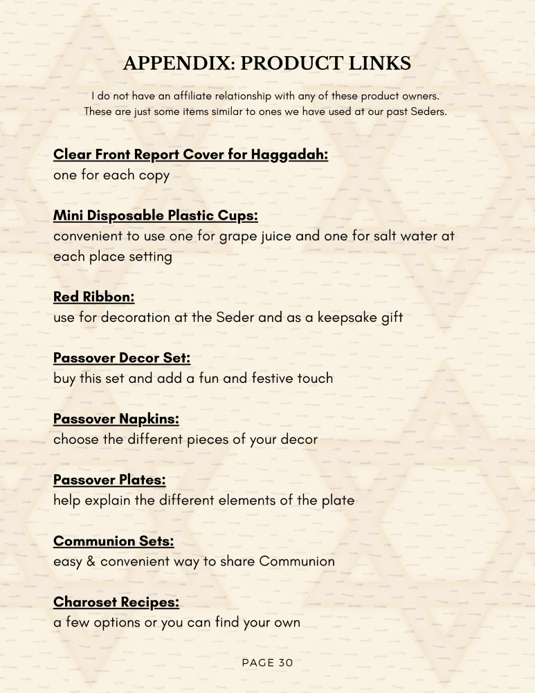 Simple Passover Seder Haggadah Guide for Christians - Image 11