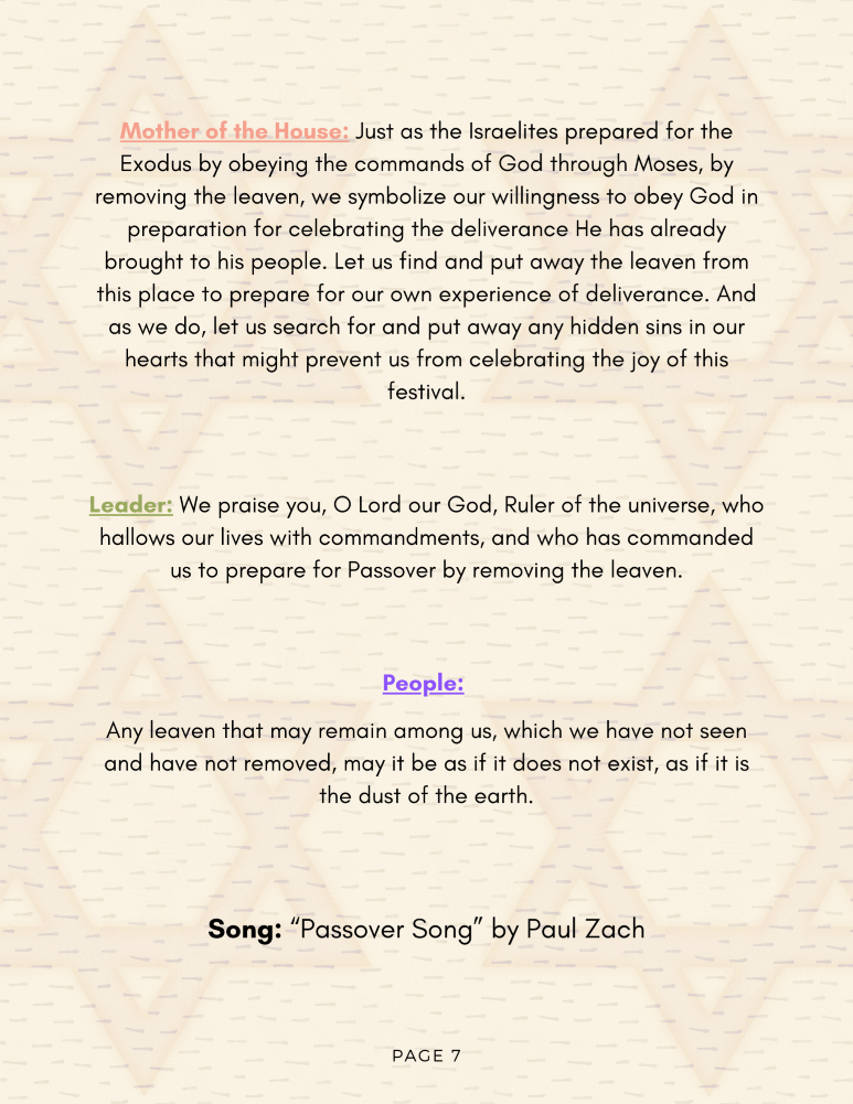 Simple Passover Seder Haggadah Guide for Christians - Image 3